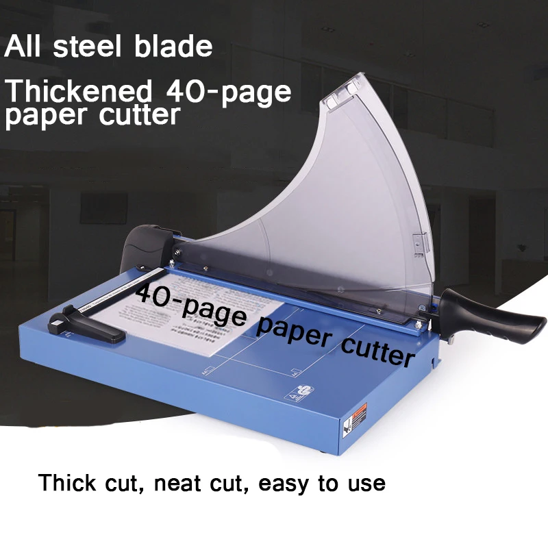 Manual Paper Cutter Powerful Stainless Steel Cutter Can Cut Thin Iron Sheet Plastic Can Cut 40 Pages A4 Paper Cutter