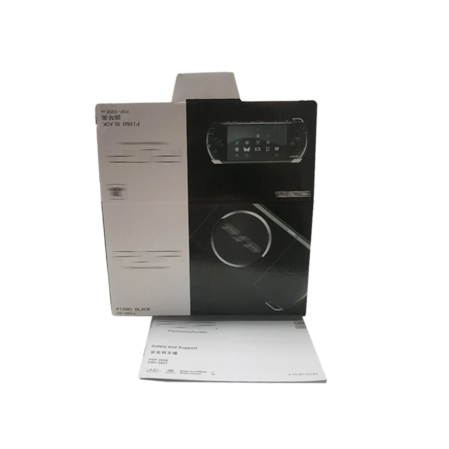 คุณภาพสูงใหม่กล่องบรรจุกล่องสําหรับ PS P 3000 เกมคอนโซลบรรจุภัณฑ์ด้วยตนเองและแทรก