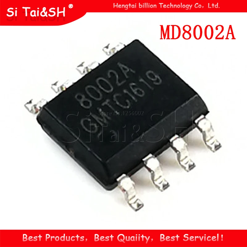 10PCS MD8002A SOP8 MD8002 SOP 8002A SMD SOP-8 8002 CKE8002B NS8002 new and  original IC