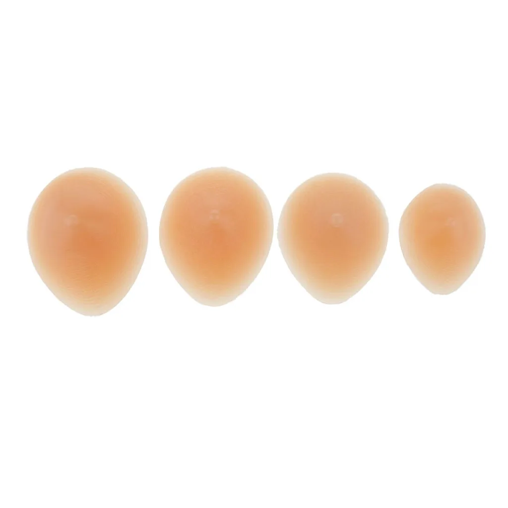 Womens Silicone Breast Forms Enhancer Mastectomy Bra Pads Insert 200-500g