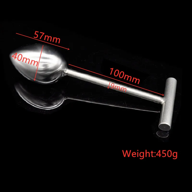 New stainless steel heavy huge large anal butt plug metal beads dildo fetish insert G spot sex toys unisex for male female