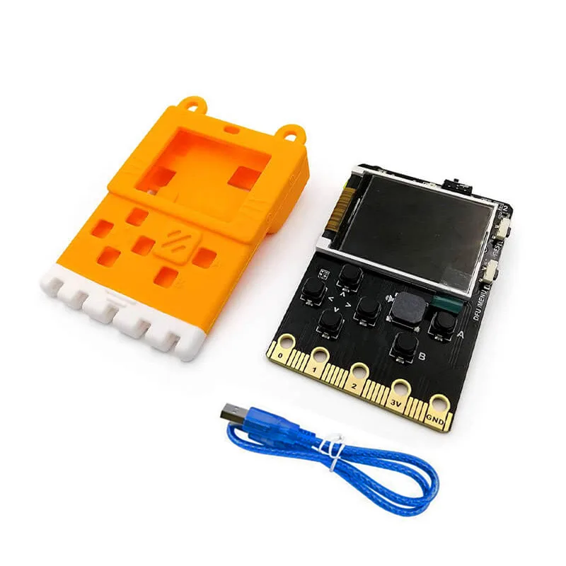 Kittenbot Meowbit Codable Konsol Game Portabel Yang Dapat Diprogram untuk Microsoft Makecode Board dengan Layar TFT 1.8 Inci