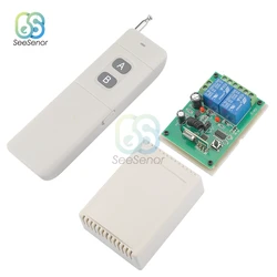 4000M Long Range RF Wireless Remote Control Switch DC 12V 2CH 6CH 10A Relay Receiver Transmitter 315MHz