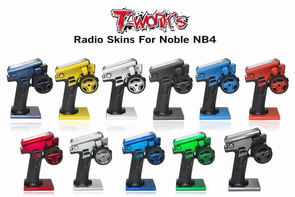 T-WORK\'S FLYSKY NB4 Radio Skin Sticker Mirror Chrome Grind arenaceous 3D Colors Graphite Sticker for flysky NB4 screen protector