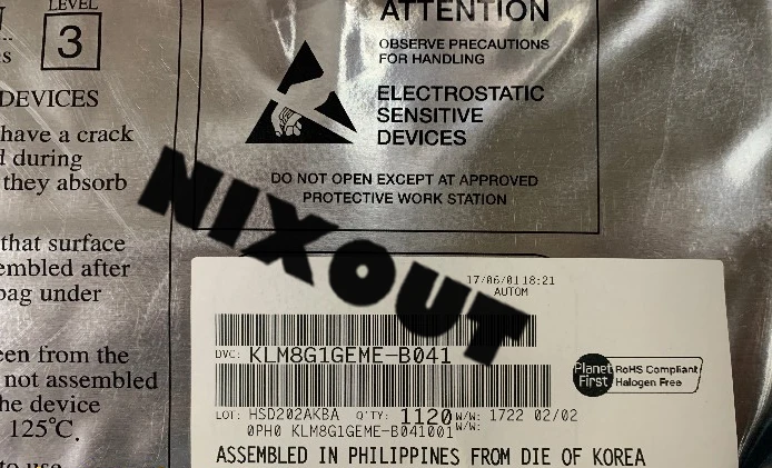 1PCS~10PCS/LOT  100%NEW  Original  KLM8G1GEME-B041 KLM8G1GEME KLM8G1 BGA Non-counterfeit products