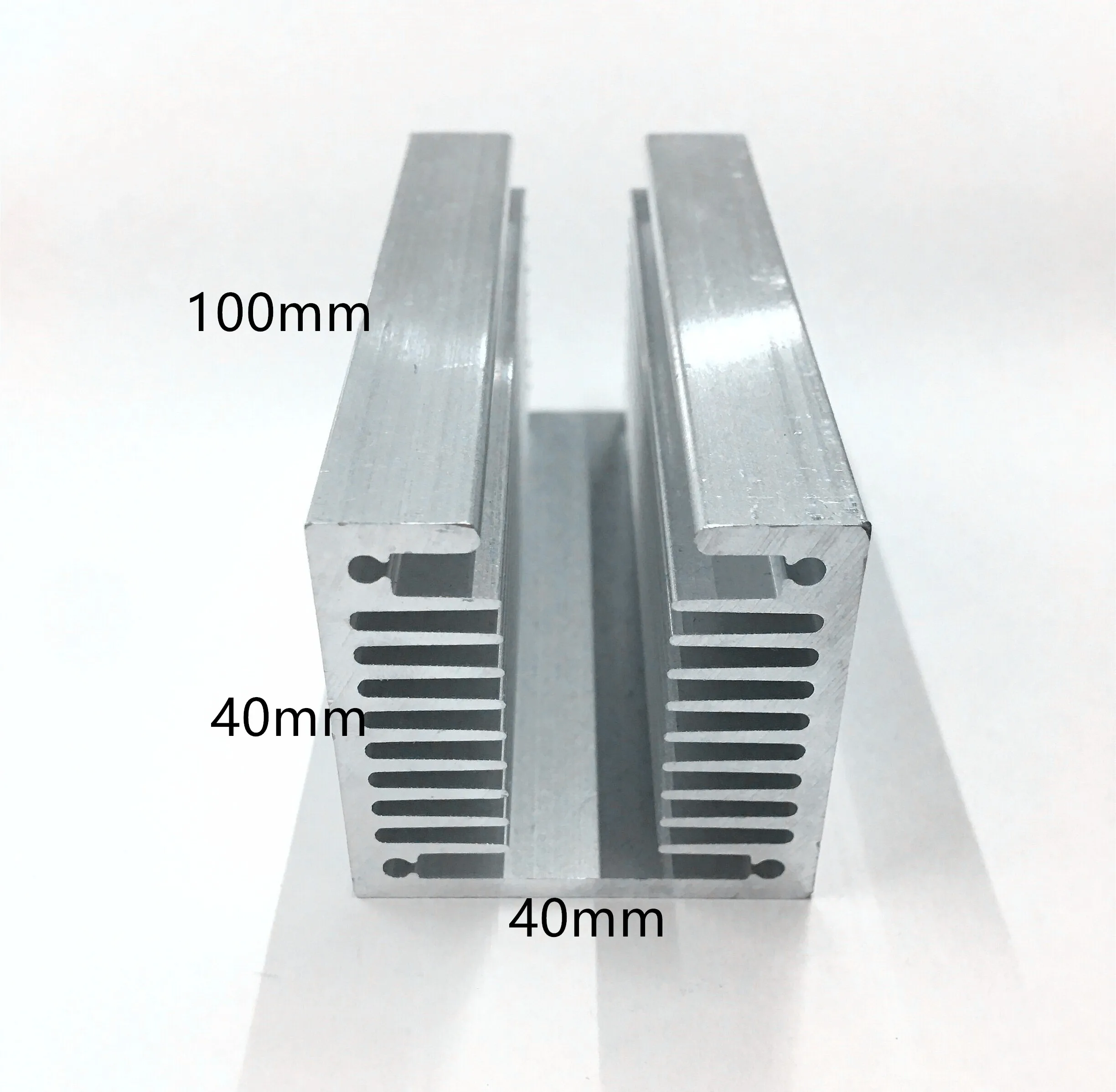 Radiador de ventilador de 40x40-100mm, disipador de calor de aluminio, disipador de calor to-220, disipador de calor de to-3p, 3p11