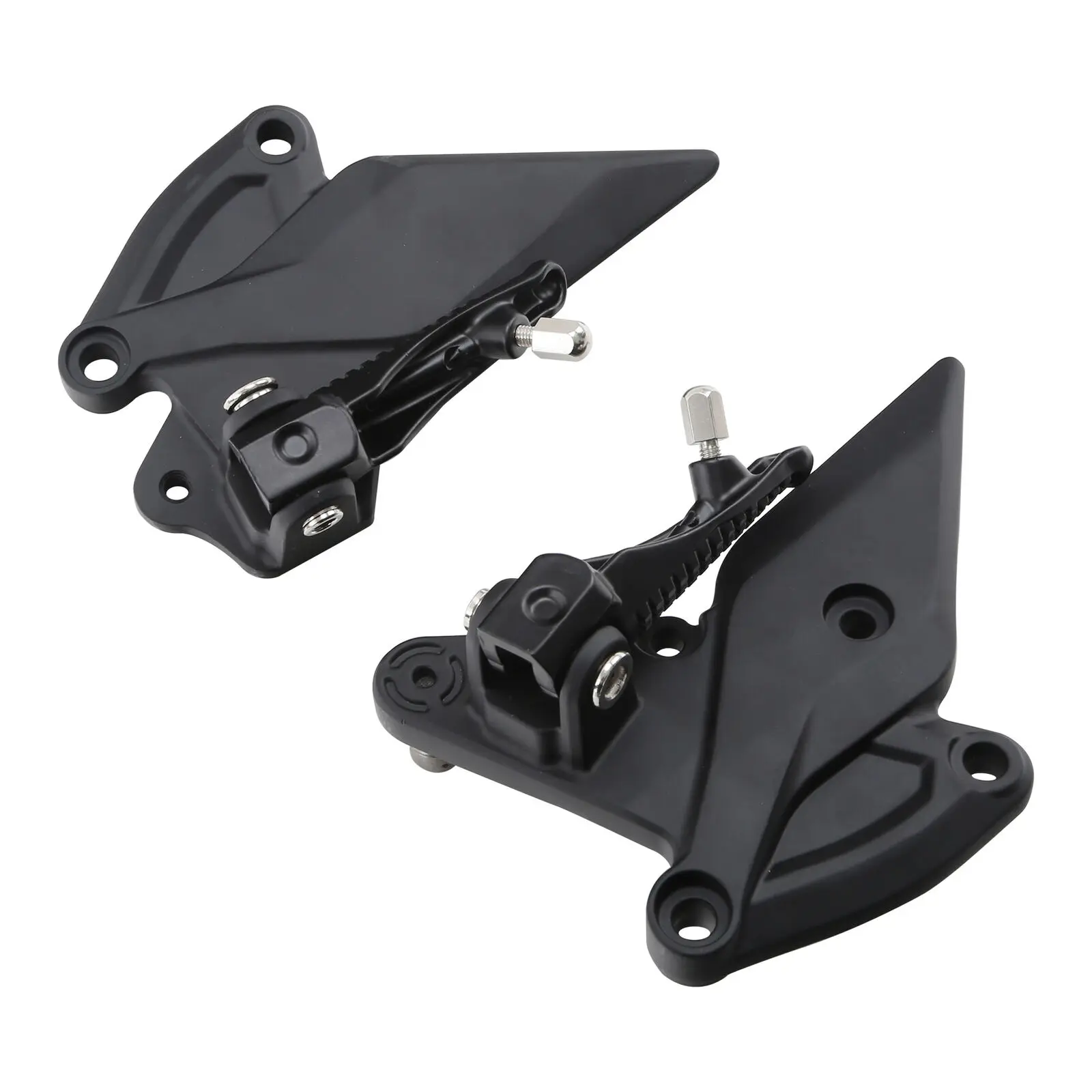 Motorcycle Front Foot Pegs Pedals Footrest Bracket For Kawasaki Z1000 ZR1000 2010-2020