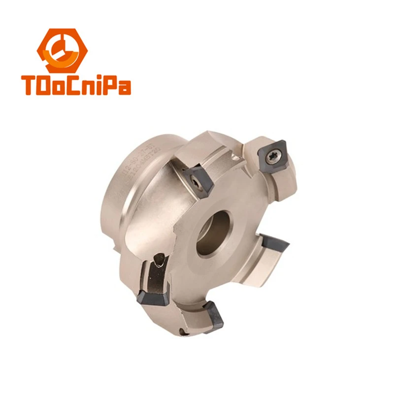 CNC Cutter Head Face Milling Cutter KM12 45degree Cutting Adapter Milling Cutter Head