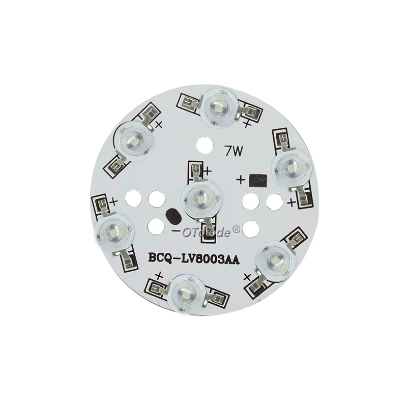 5pcs 1W-36W Round Aluminum Base Plate Heat Sink Install 3W High Power LED Diodes Full Spectrum White Warm White Red Green Blue