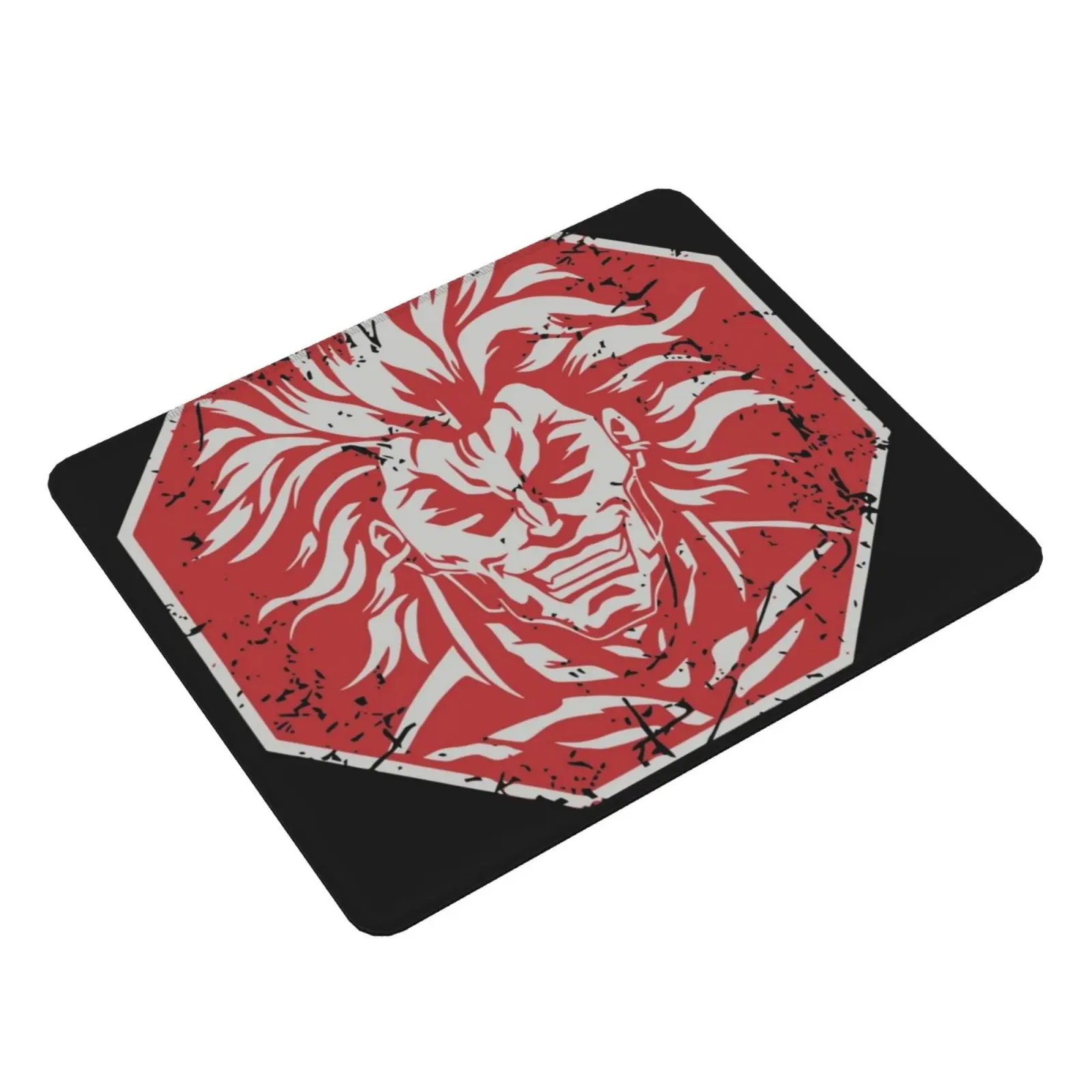 Tapis de souris avec imprimé de manga, manga, anime, comique, bricolage, art, logo, combattant