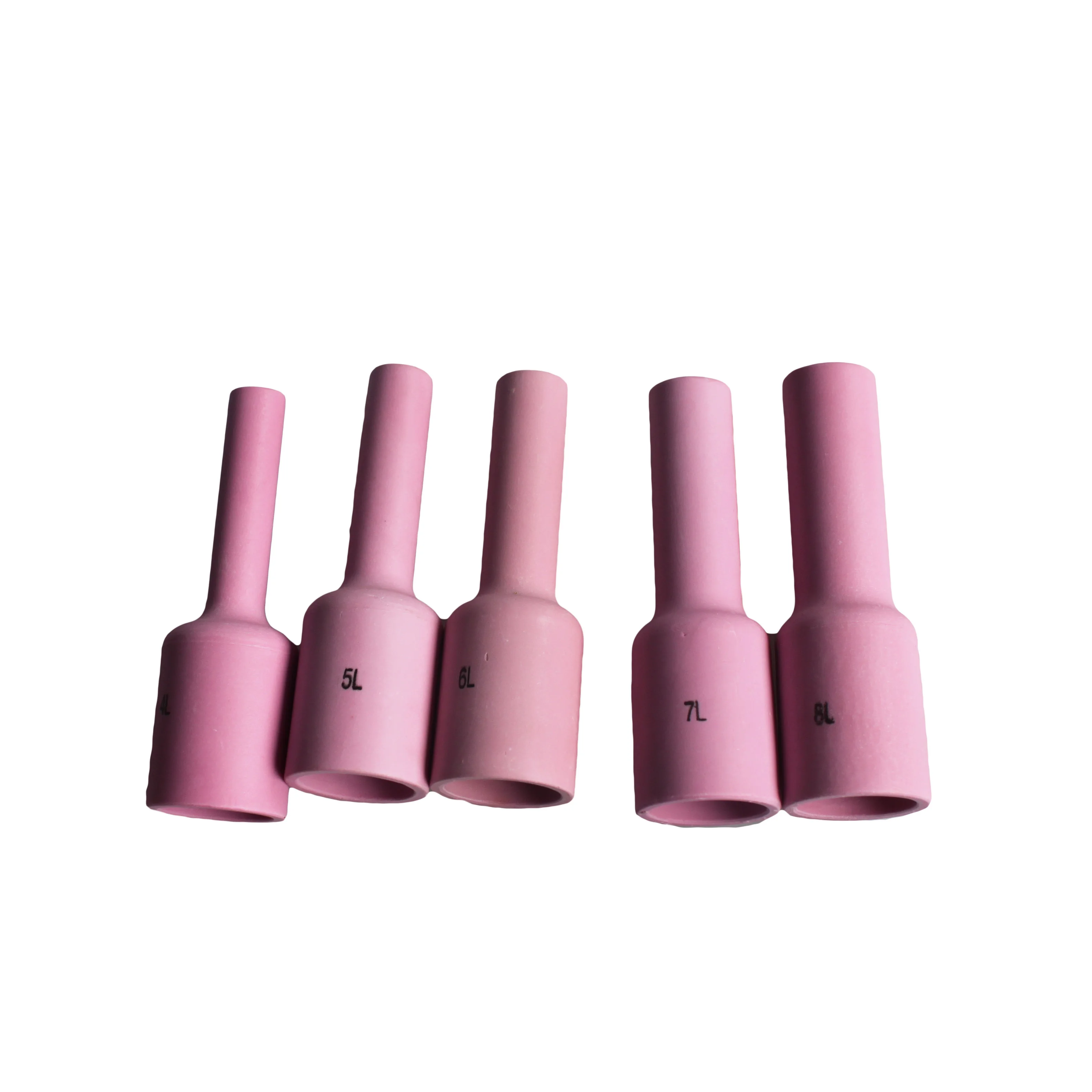 5PCS Tig Long Ceramic Gas Nozzles 54N Fit welding torch WP/SR 17 18 16