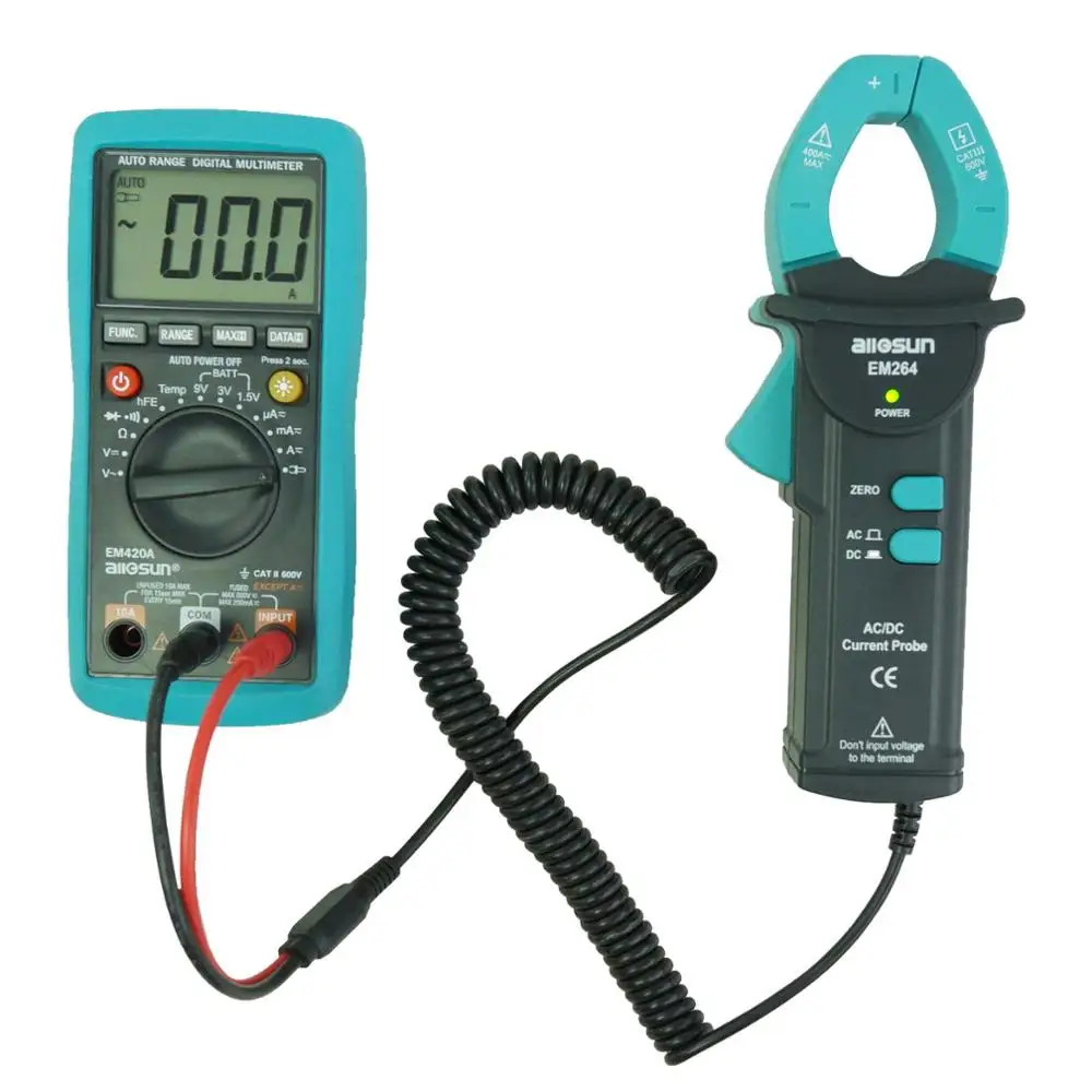 Probe Digital Clamp meter Ammeter AC Current Probe Multimeter Electronic Tester All-sun EM263 EM264