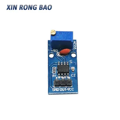 1PCSDC 5V 12V NE555 Adjustable Resistance Frequency Pulse Generator Module Single Channel Output for Arduino Smart Car
