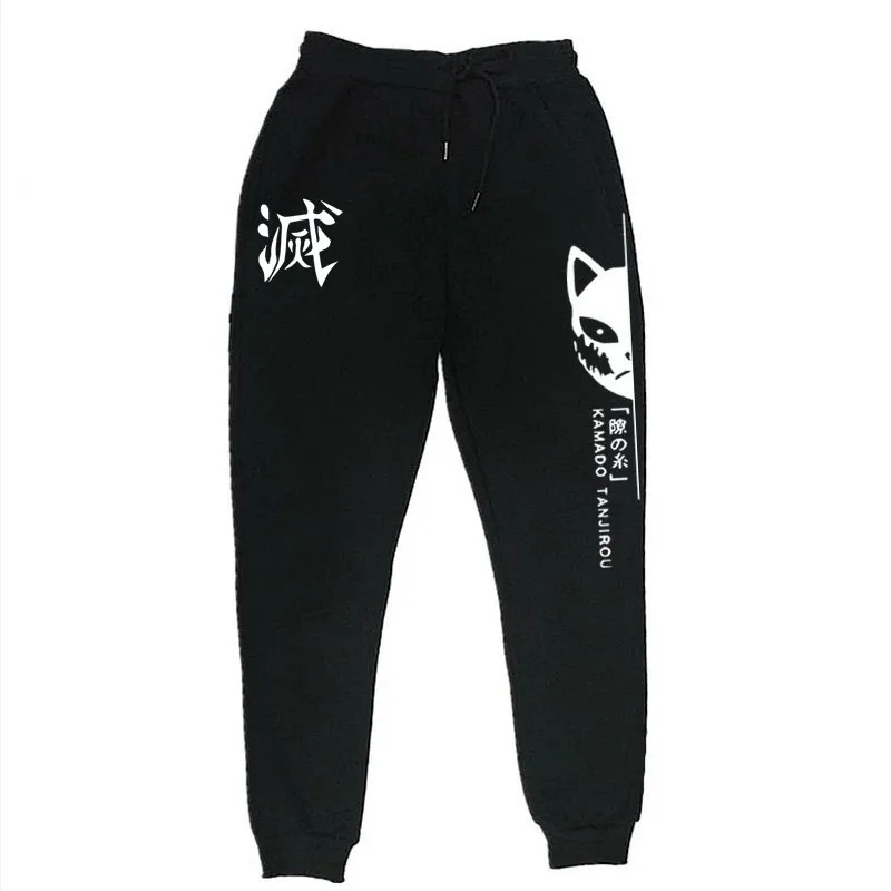 

Anime Demon Slayer Joggers Pants Men Tanjiro Kamado Costume Harajuku Men Women Demon Slayer Kimetsu No Yaiba Sudadera