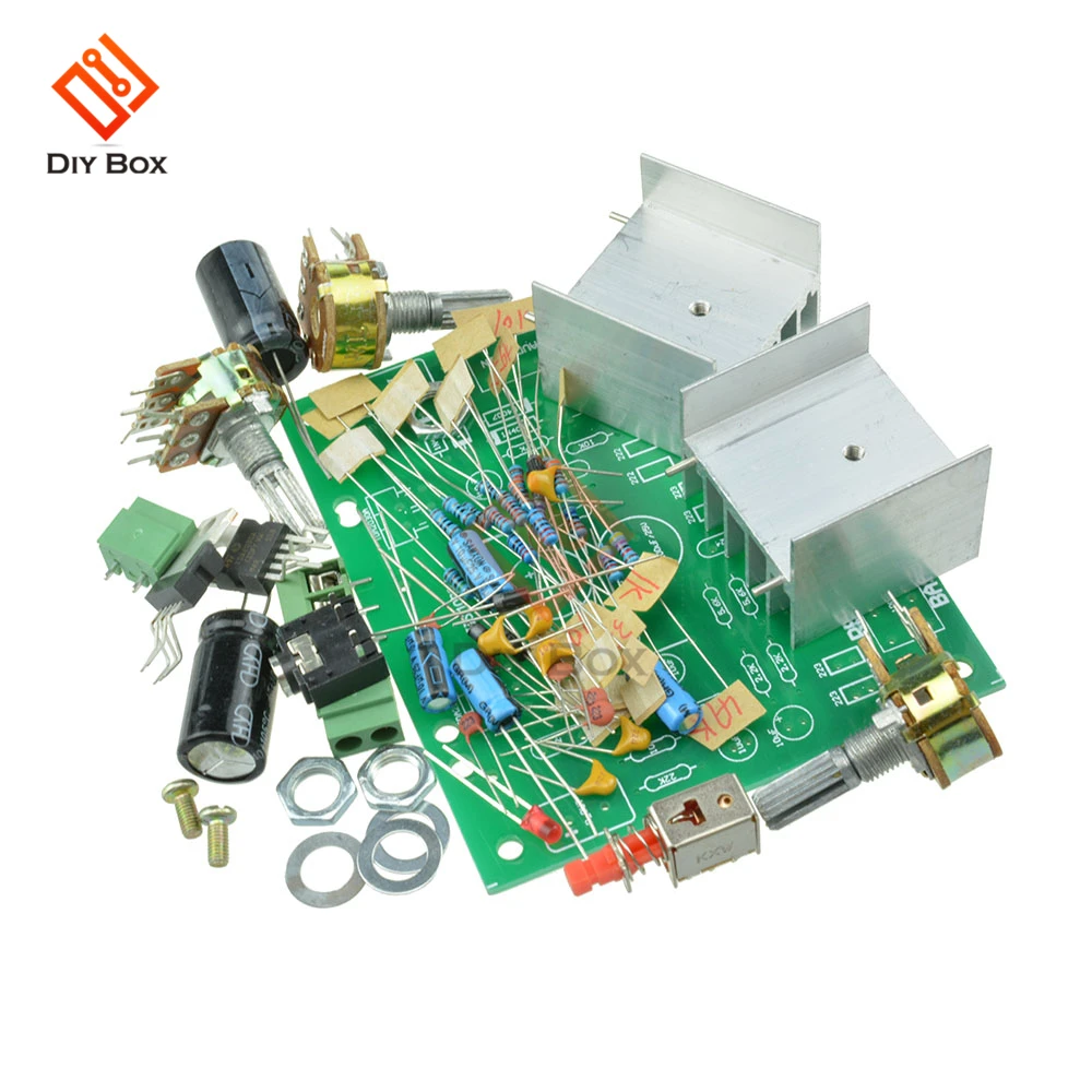 TDA2030A Hifi-Audio-Verstärker-Modul Stereo-AMP AC 12V Dual-Kanal 15W+15W DIY-Kit Elektronisches PCB-Board-Modul – Detail 2