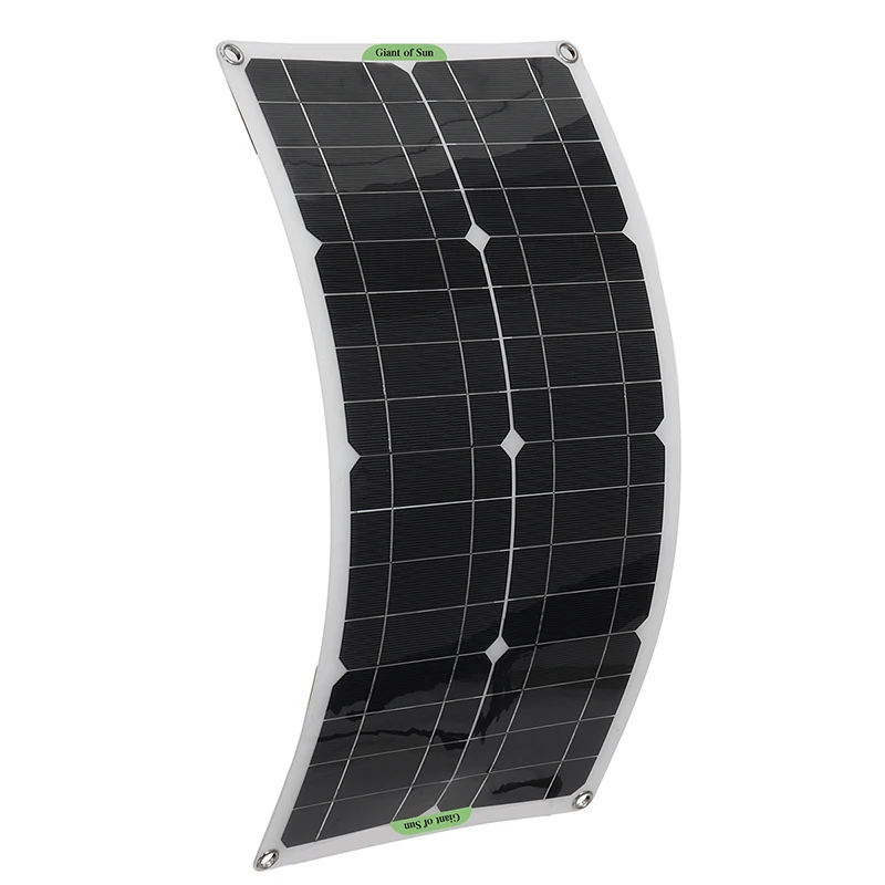 250W Solar Panel Kit Complete Dual 12/5V DC USB With 100A Controller Solar Cells for Car Yacht RV Battery Charger