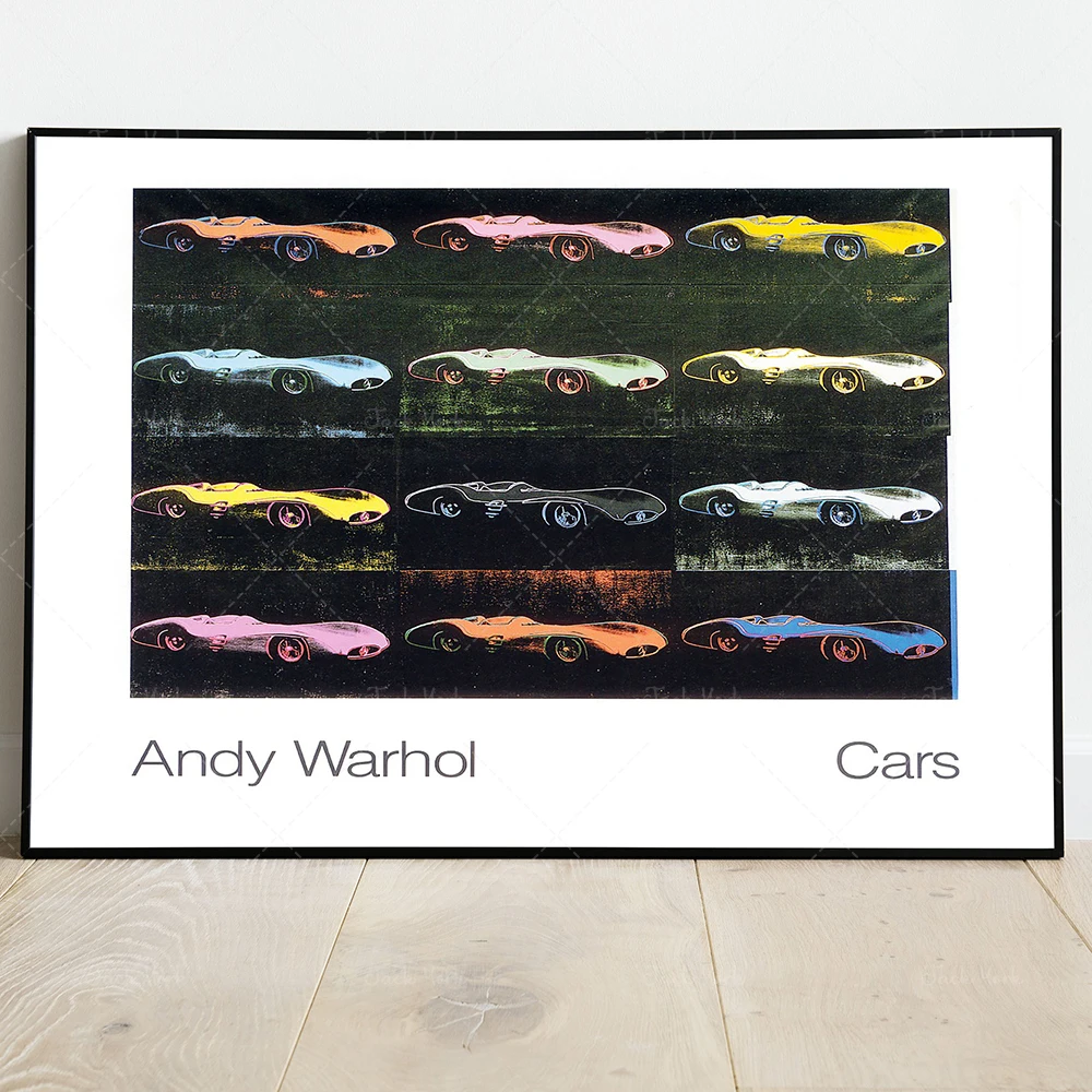 Cars - Andy Warhol Art Print, Digital Download Art, Pop Art, Pop Art Print, Andy Warhol Poster, Contemporary Art