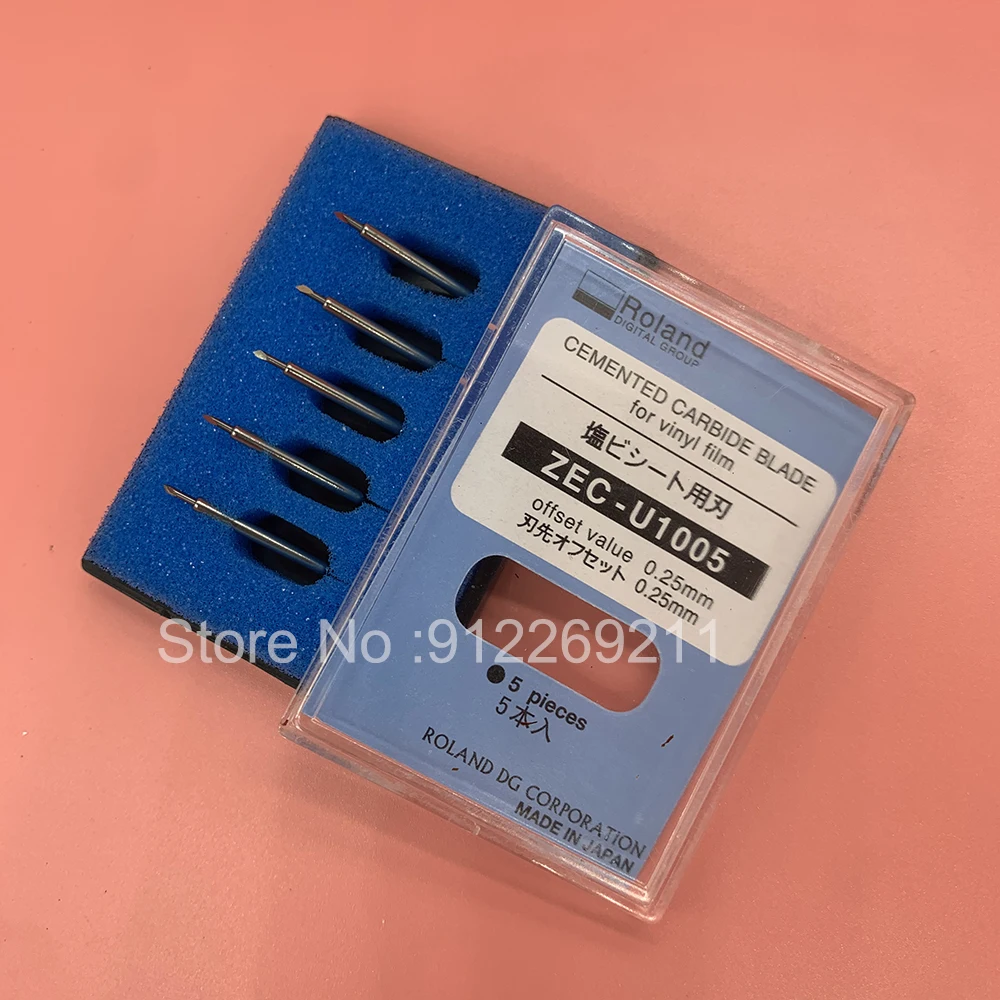 ZEC-U1005 45 Degree Roland Cutting Plotter Blades Knife Cemented Carbide Blade For Roland XC-540 SP-540 VP300 VP540 XR640 VS-420