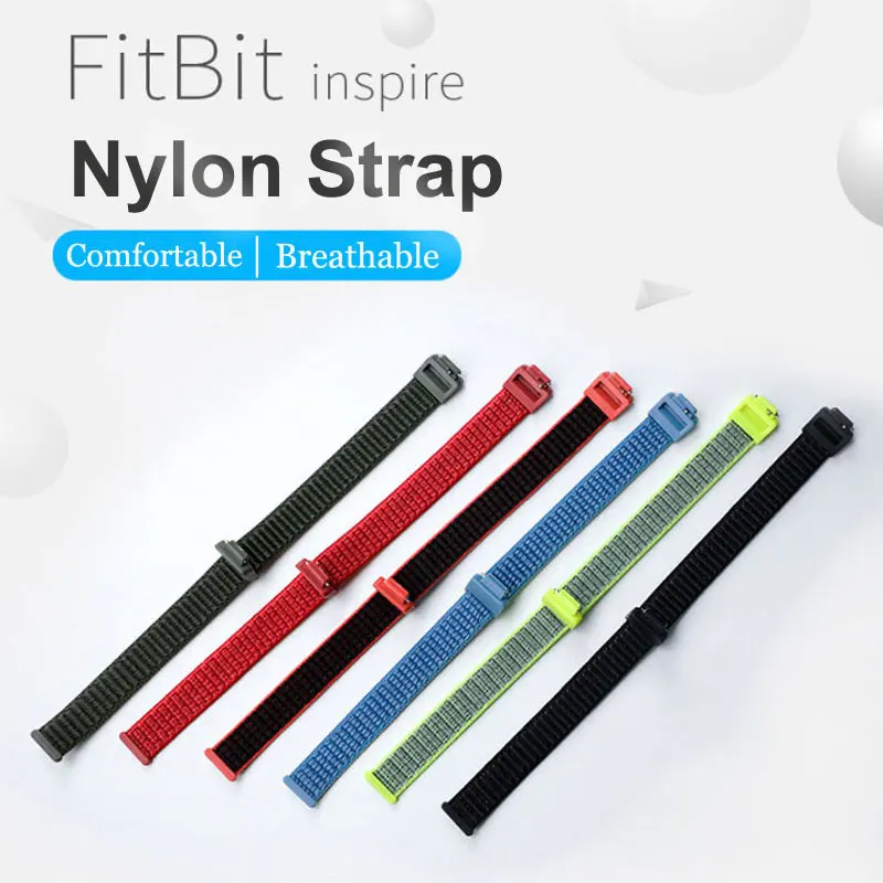 Fitbit Inspire HR Band Replacement Bracelet For Fitbit inspire Nylon Wrist Strap Velcro Wristband Smart accessories
