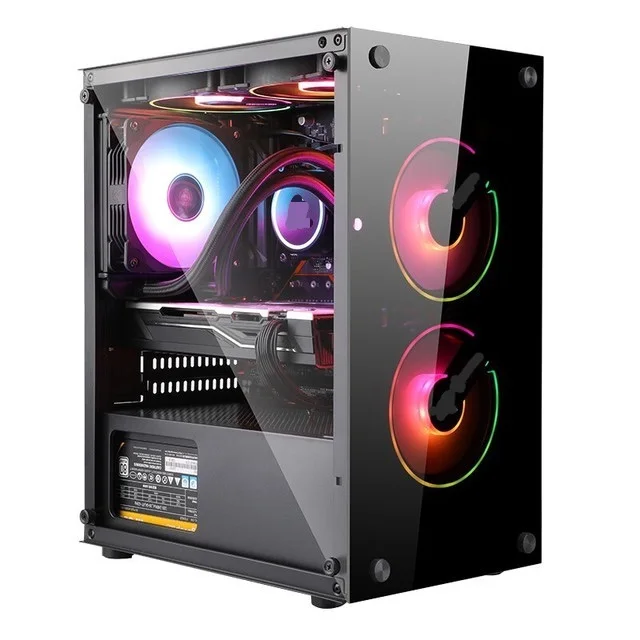 Factory sell directly checp price Core E5-2660 LED 16GB HDD SSD GTX 1060 6GB GPU VGA deaktop computer gaming pc