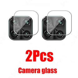 2Pcs Camera Lens Glass for Xiaomi Redmi Note 9Pro 9 Pro Max 7 8 9S 8T Screen Protector Poco X3 Nfc Glass on Redmi 9C 9A Case