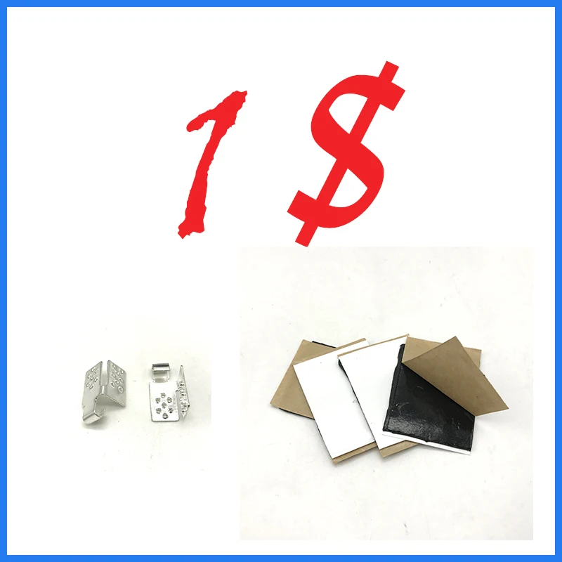 1 USD For 2 pcs clips + 4 pcs insulation pastes Heating Film Connection Accessories