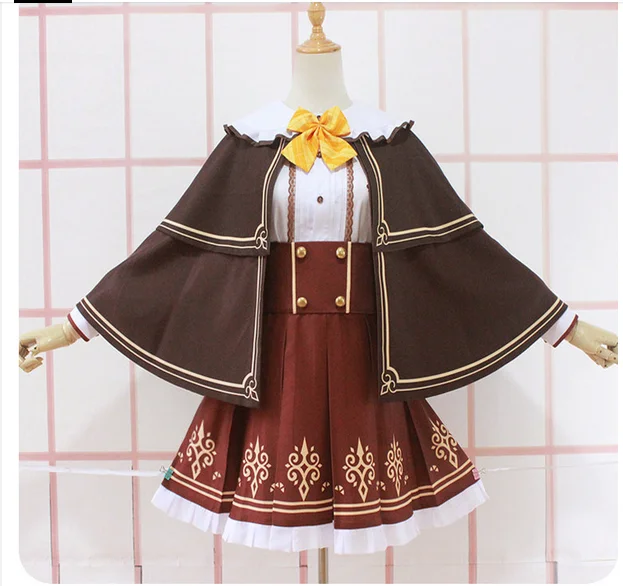 VTuber Inugami Korone Cosplay Costume Women Cute Uniforms Lolita Dress Halloween Carnival Costumes Fancy Suit Anime Outfits