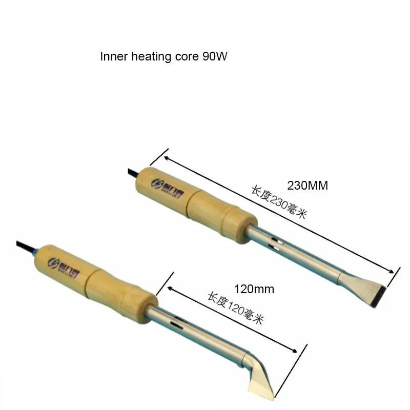 Newest Copper Head with Rhodium Plating Electric Soldering Iron For Welding Metal Channel Letters 220V 80W