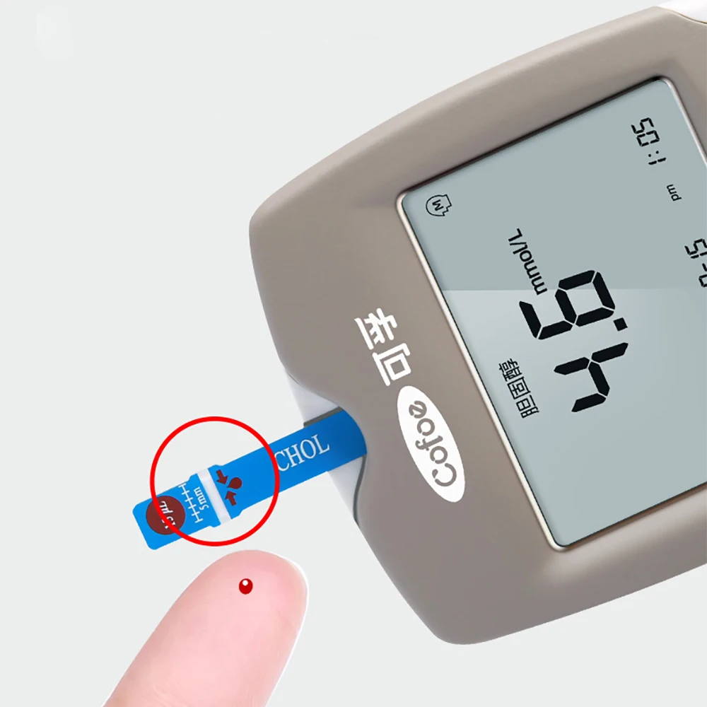 Cofoe 3 in 1 Cholesterol Uric Acid Blood Glucose household meter Health Care