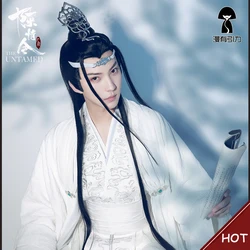 Lan Wangji Costume Cosplay Mo Dao Zu Shi originale Lan Zhan parrucca antica Costume Wei Wuxian Yiling Patriarch Halloween