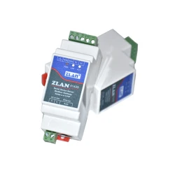 ZLAN5143D din レール取付超小型サイズ RS485 シリアルポートに tcp/ip イーサネット converter サーバに modbus rtu modbus tcp