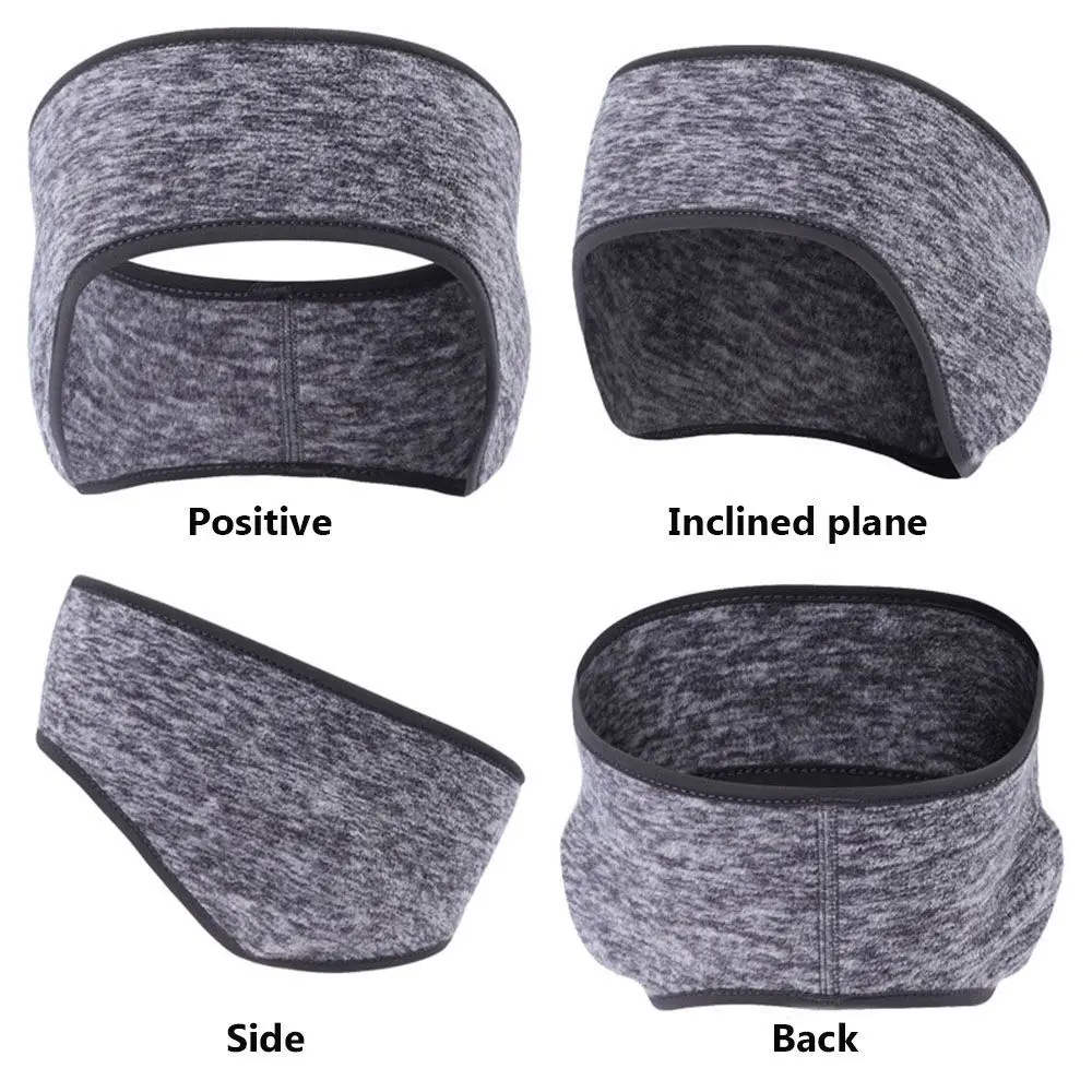 Outdoor Sports Hair Sweat Fleece Ear Cover Women Girls Running Headband Ear Warmer Winter Sweatband Ear Muffs  Yoga Headband