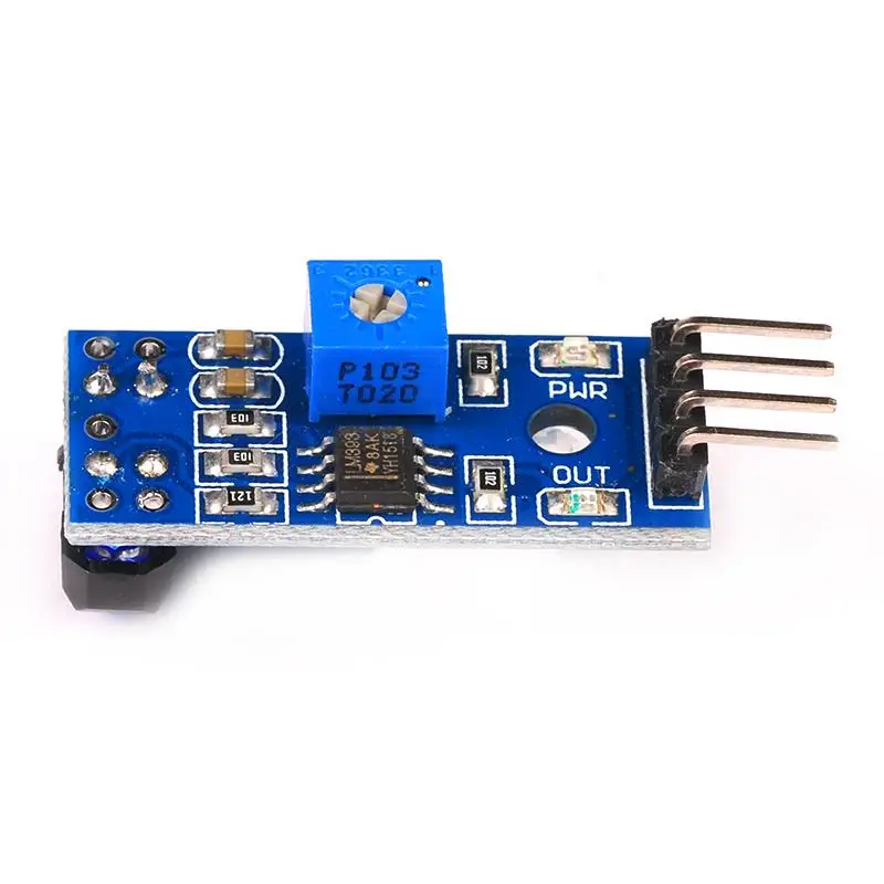 50 Buah/Lot TCRT5000 Sensor Reflektansi Inframerah Modul Penghindaran Rintangan Modul Pelacak Sensor Penelusuran