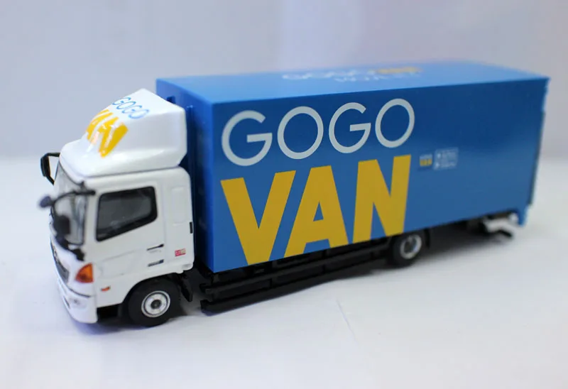 Tiny 1/76 escala hino 500 caixa caminhão gogovan transporte dicast liga carros de brinquedo para coleção exibição presentes