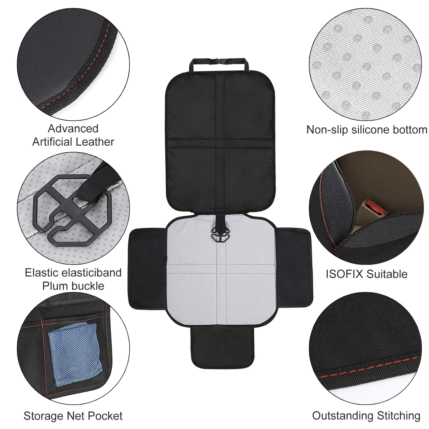 Child Baby Car Seat Cushions, Anti-slip Wear Pads, and Safety Seat Protection Pads Are Universal In All Seasons  Storage