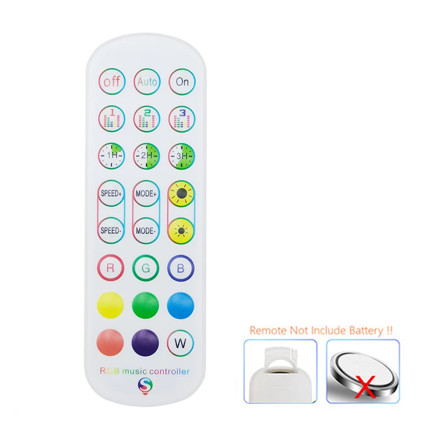 Controlador RGB para tira de luces LED, DC5-24V con WiFi, Control remoto para SMD5050 2835, funciona con Alexa y Google Home