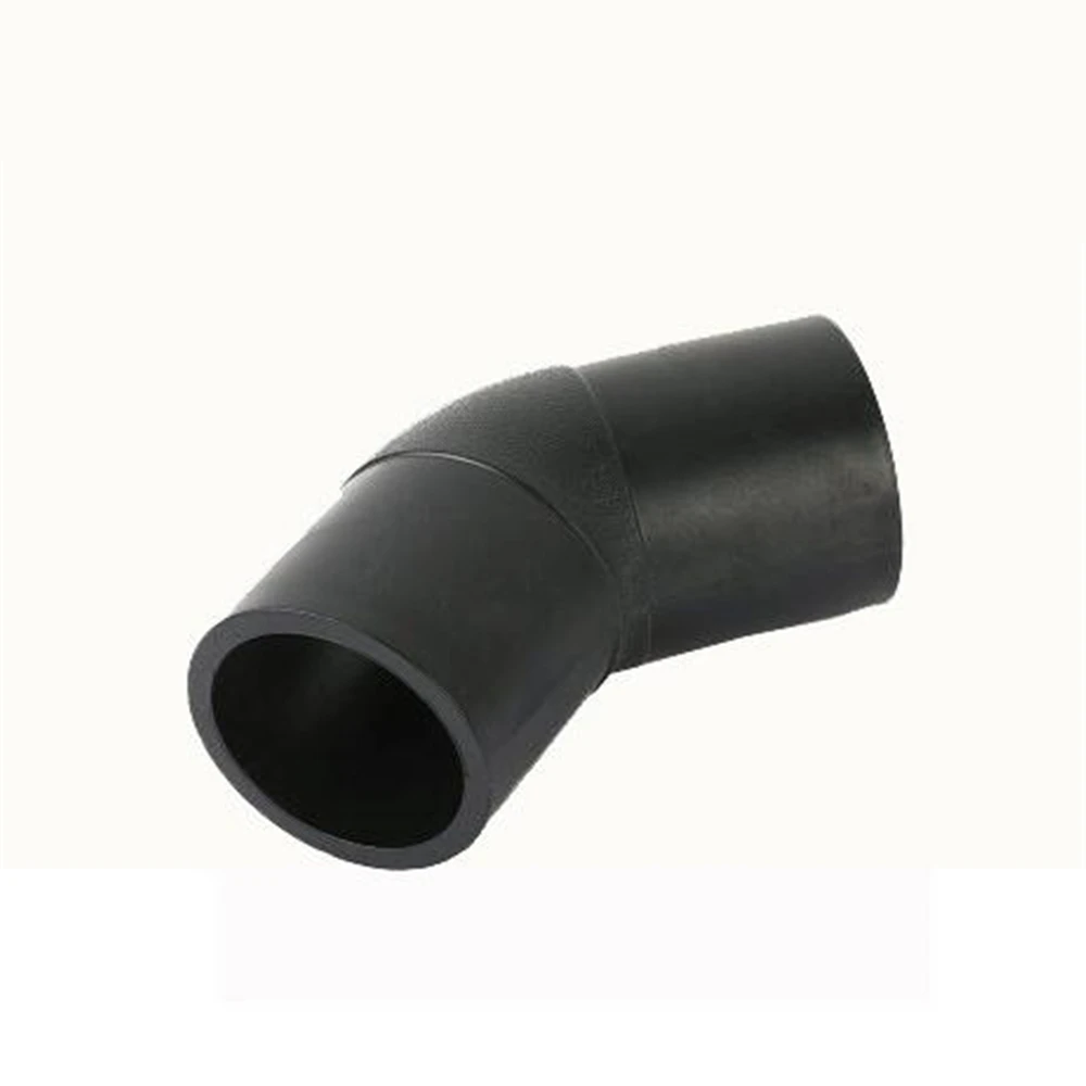 

PE Pipe Fitting Butt Type 45 Degree Elbow Small Bend Black New Material