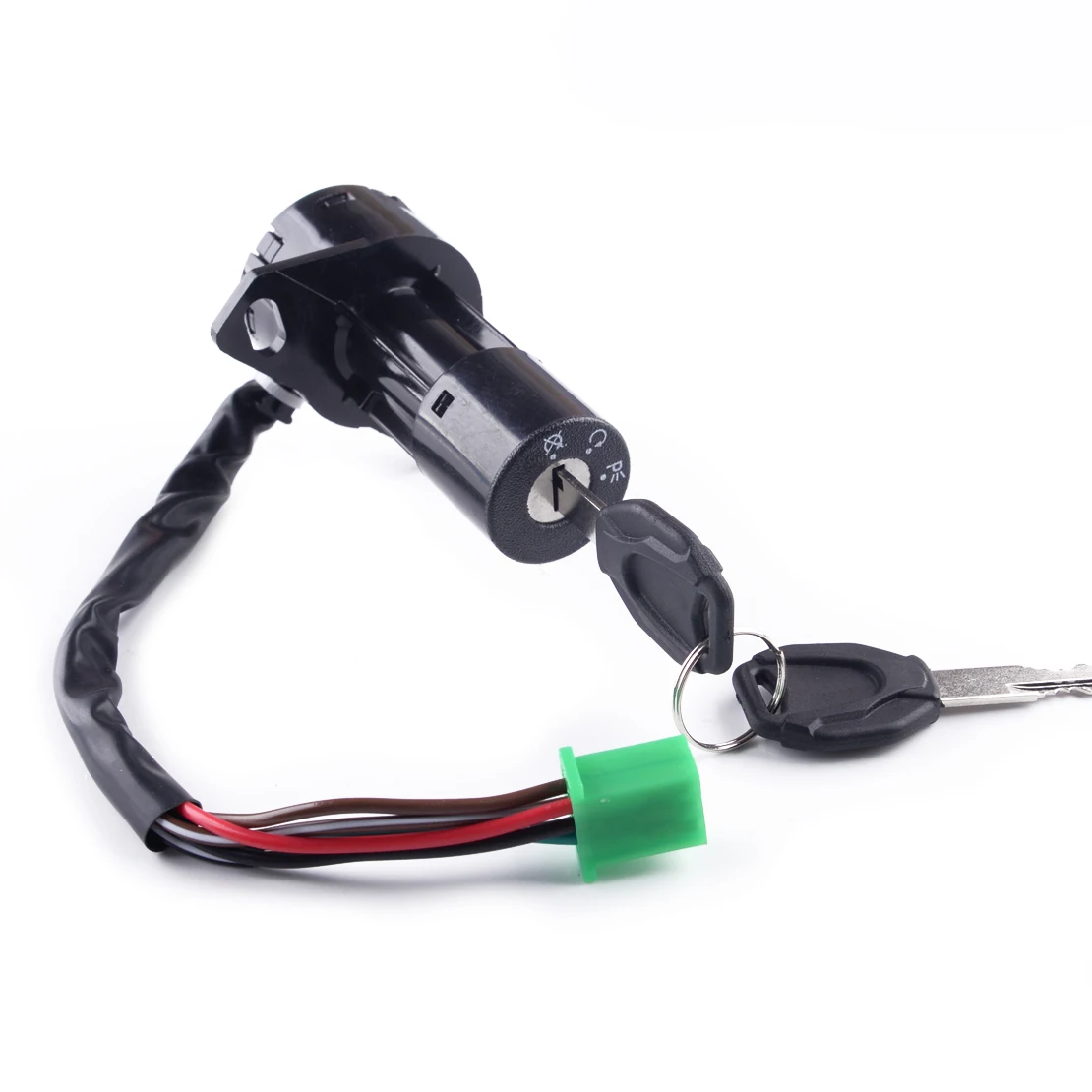 Motorcycle Security 6 Wires Ignition Switch Lock With 2 Keys Set Fit For Suzuki GS125