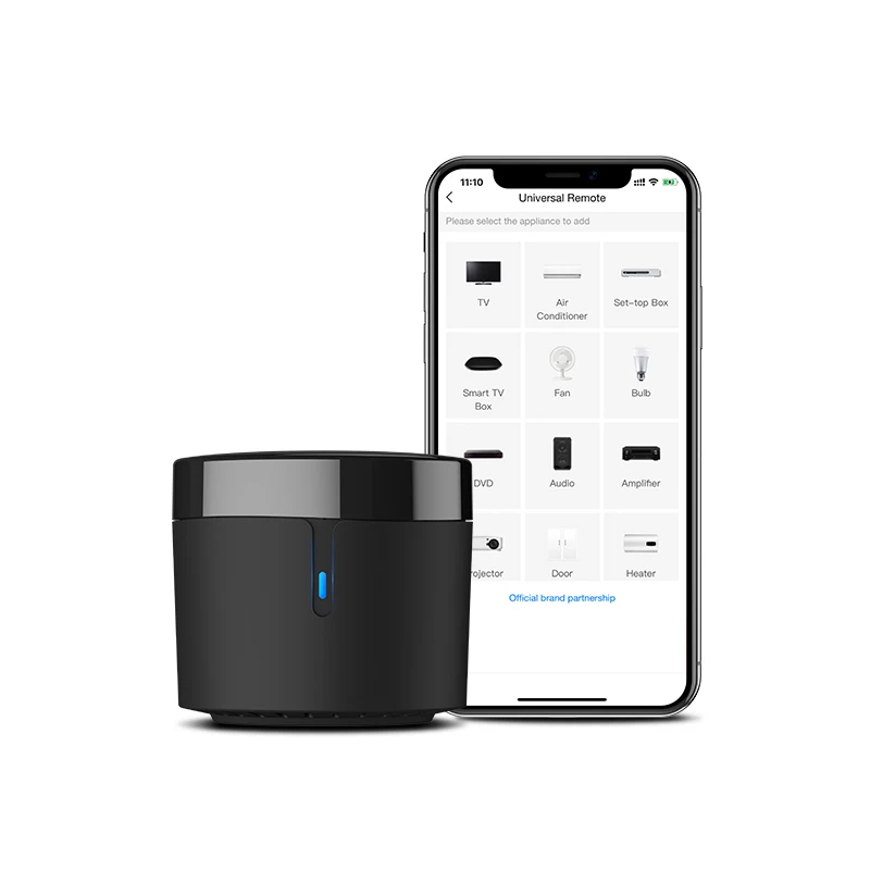 Broadlink RM4mini Wi-Fi Smart IR Universal Remote for TV, Aircon works with Alexa, Google Home, Yandex, IFTTT