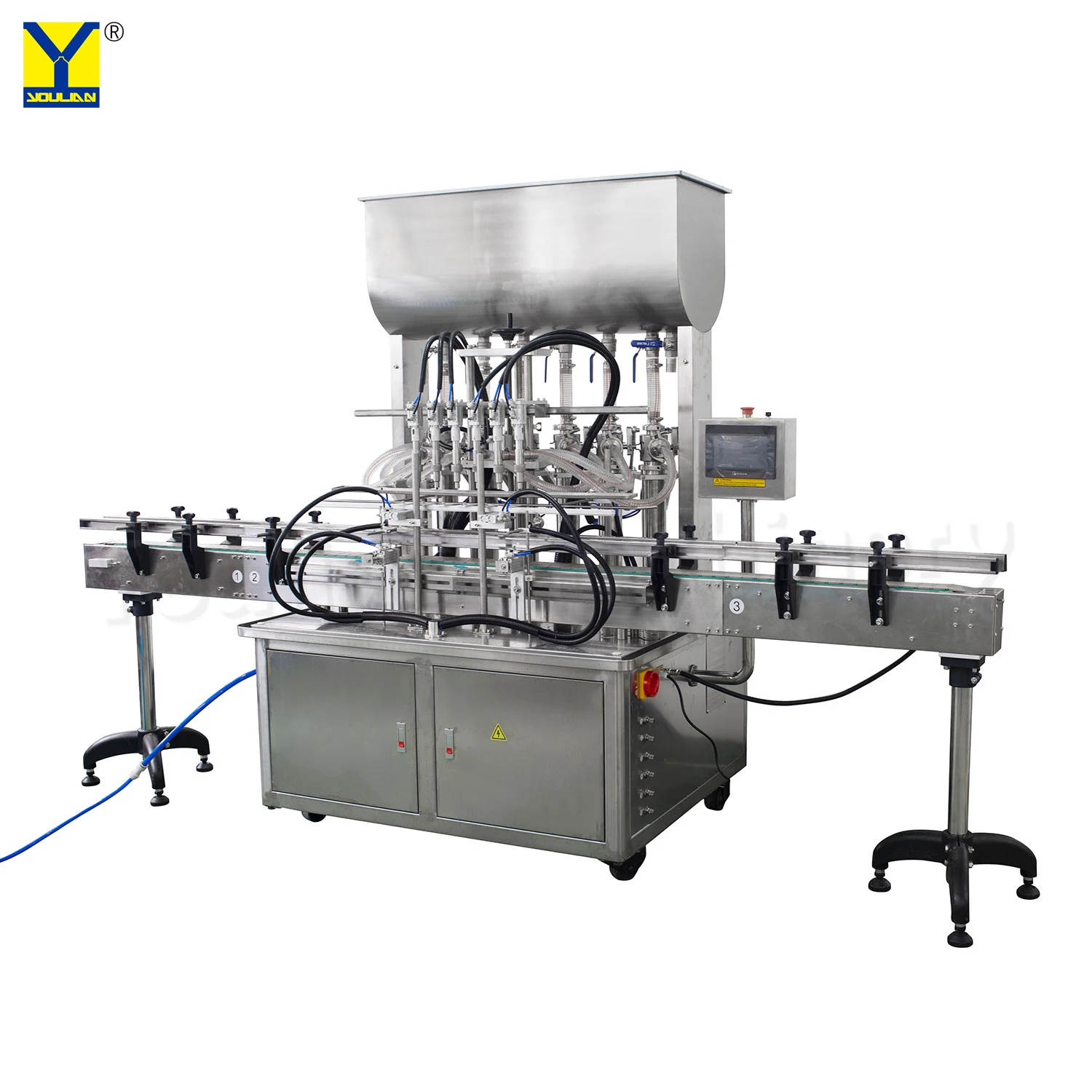 Automatic Liquid & Paste Filling Machine Jar Oil Fill Cosmetic Creams Heavy Sauces