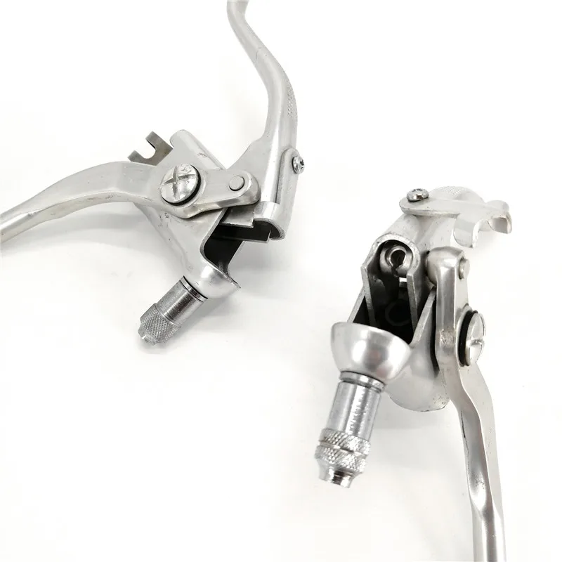 Road Double Control Brake Levers Road Handlebar-Bent Bar Brake Lever 22.2mm Aluminum Alloy Caliper Brake Lever