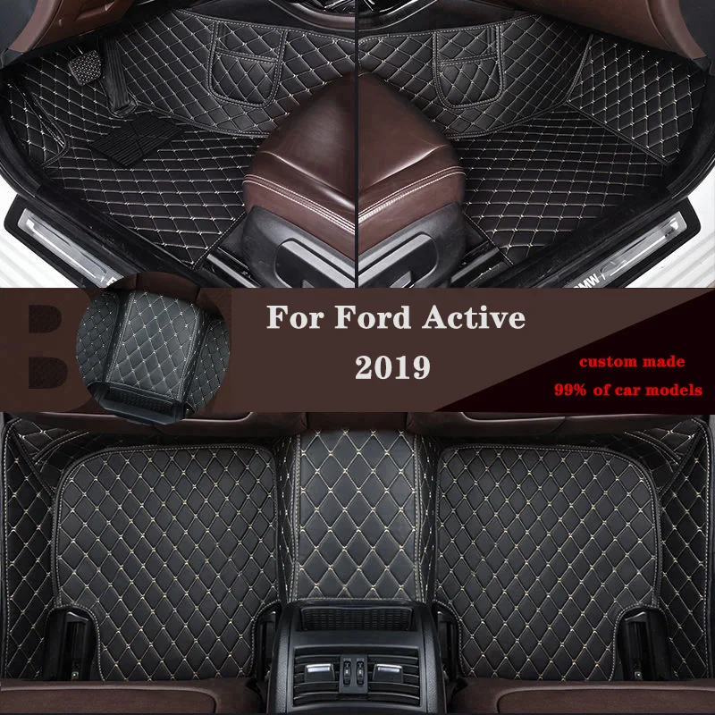 

Автомобильные Коврики для Ford Active 2019, автомобильные коврики, водонепроницаемые защитные аксессуары для интерьера, коврики для декорирования