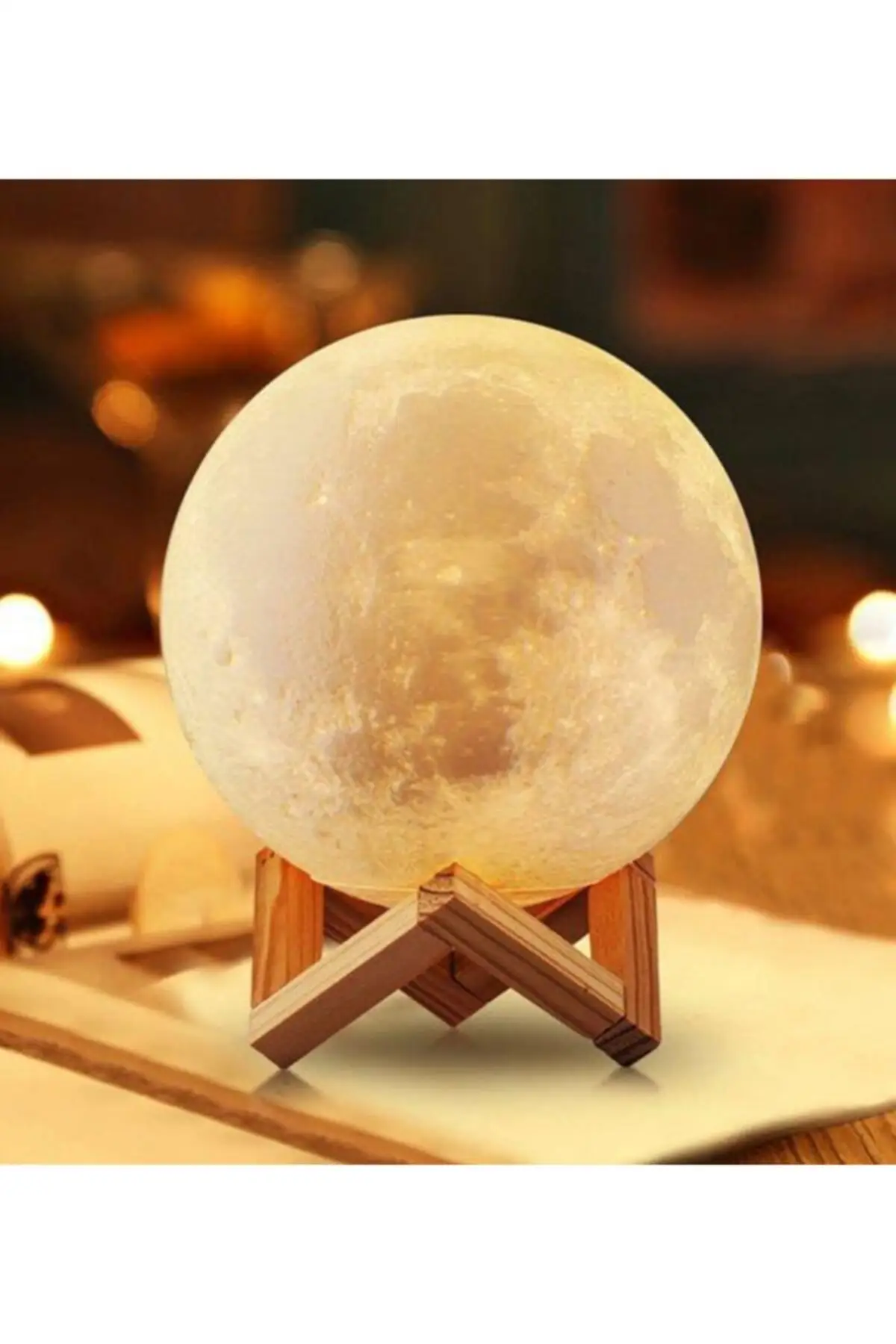 3d Moon Lamp Night Light Moonlight 12 Cm Lighting Sculpture And Trinkets Gift Items Home Office Decoration