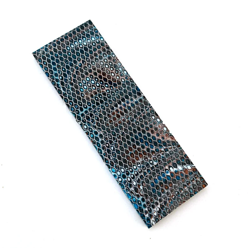 2 pcs C-Tek Snake Skin Grain Honeycomb Resin Plate for Knife Handle Patch Pendant EDC Tool Slingshot DIY Making Part Accessories