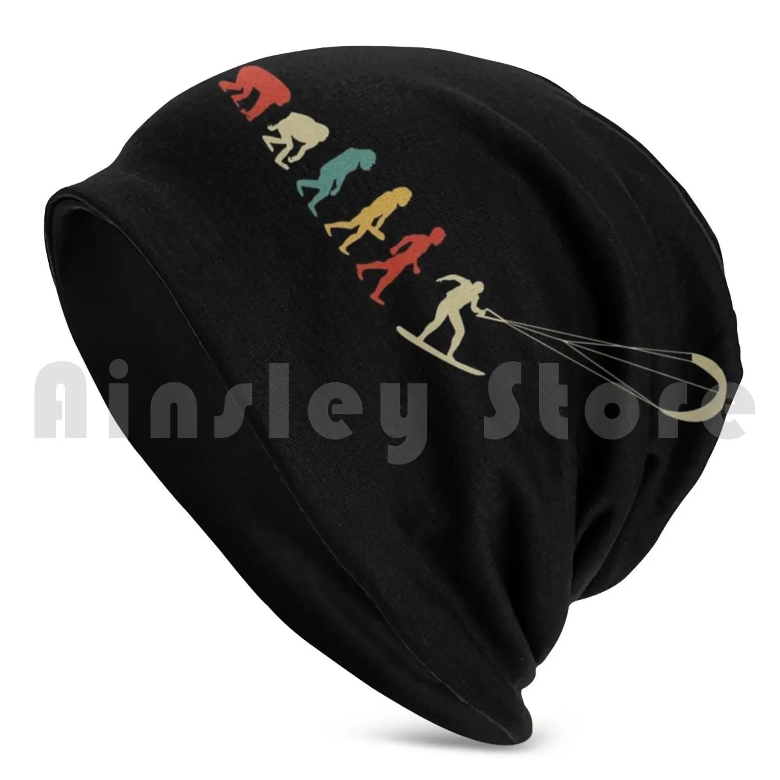 Kite Boarder Evolution Beanies Knit Hat Hip Hop Kite Evolution Kiteboarding Surfer Kitesurf Riding Kiteboard Waves