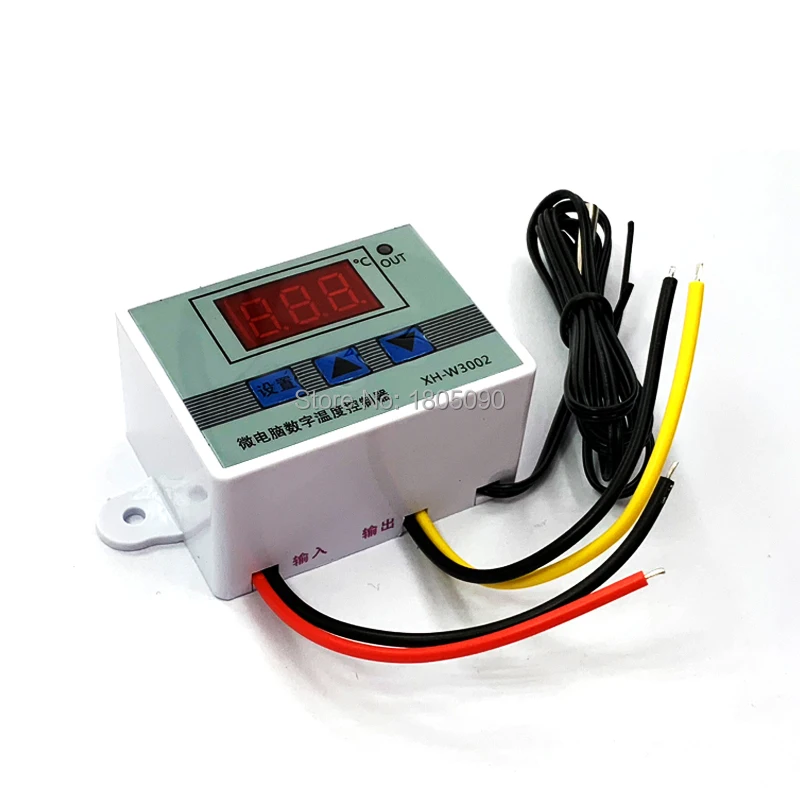 W3001 W3002 DC12V 24V AC110V-220V LED Digital Thermostat Temperature Controller Thermoregulator Heating Cooling Control