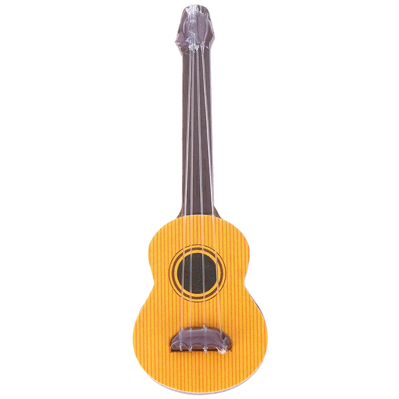 Mini furniture model classical guitar popular electric guitar shooting instrumen-Toy