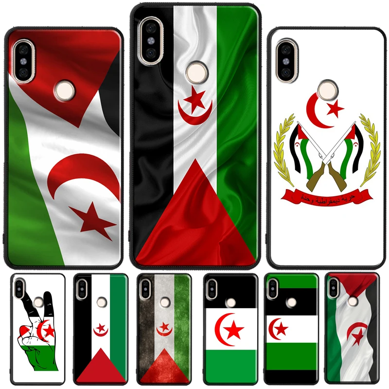 Western Sahara Flag For Redmi Note 11 Pro Phone Case For Redmi Note 10 Pro 7 8 9 Pro 10S 9S Redmi 10 9A 9T 9C