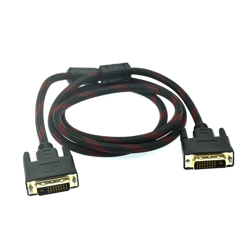 1080P DVI Cable DVI to DVI Cable High Speed DVI-D Male to Male Video Cable 24+1 Dual Link 1M 2M 3M PC Computer Adapter Wire Cord