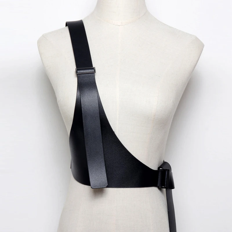 Women Peplum Belt Female Skirt Leather Waist Belts Fashion Ladies Black Bow Wide Harness Dresses Designer Waistband Harness Body